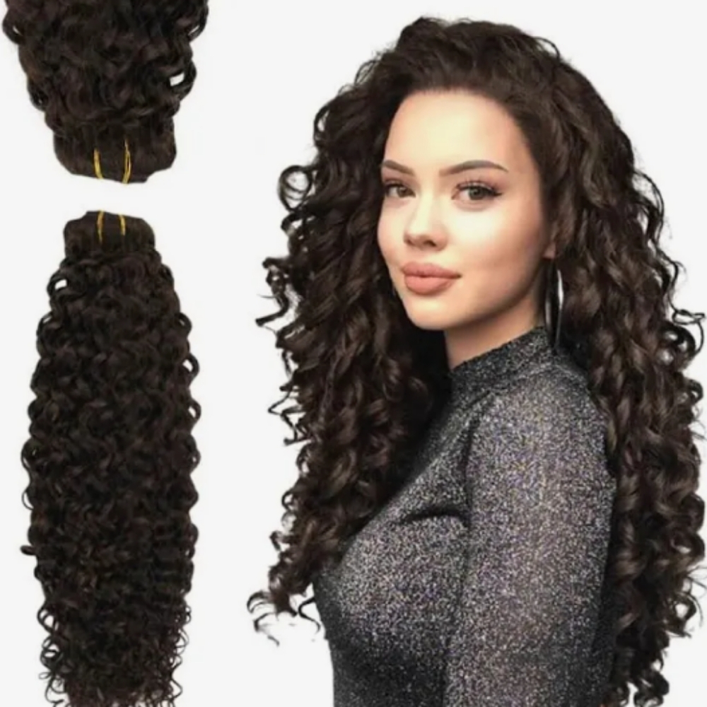 New Moresoo 18" 100% Real Remy Human Hair Natural Wave Tape In Extensions.